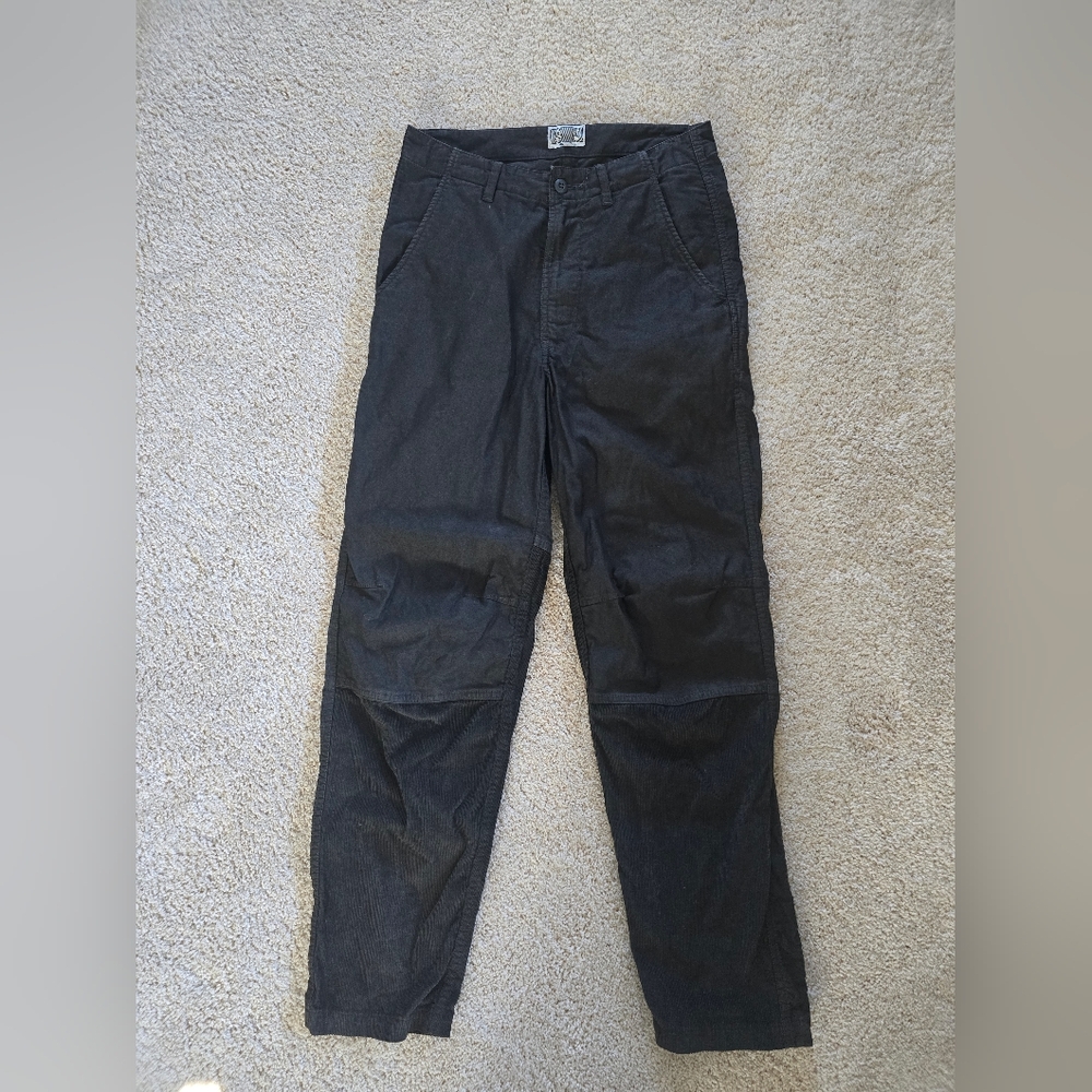 Cav Empt Corduroy Paneled Pants Skate Street Trouser Gray Small Cavempt CE Japan